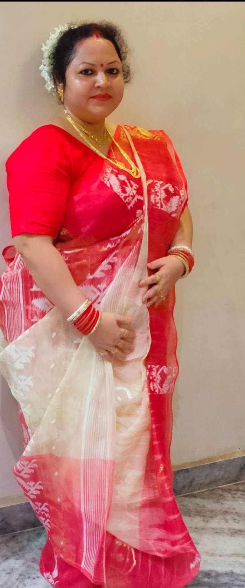 Shyamali Paul, who cooks everything on this menu