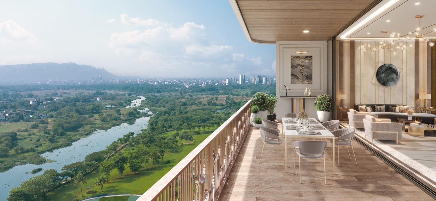 The golf course, from the living deck